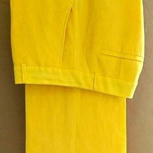 BR Linen Pant - Yellow
